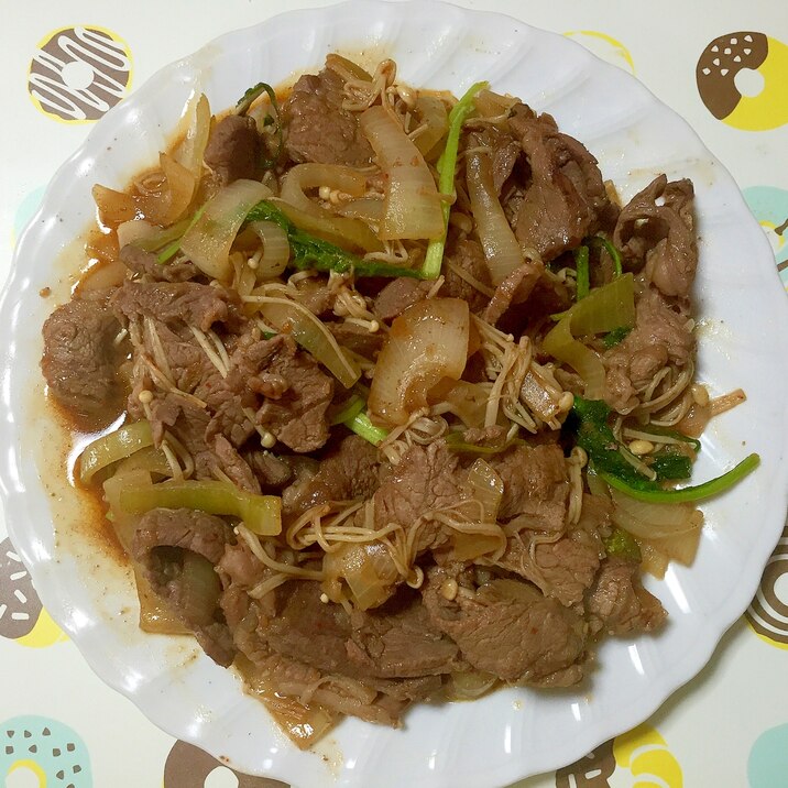 焼肉のたれで超簡単☆スタミナ野菜炒め